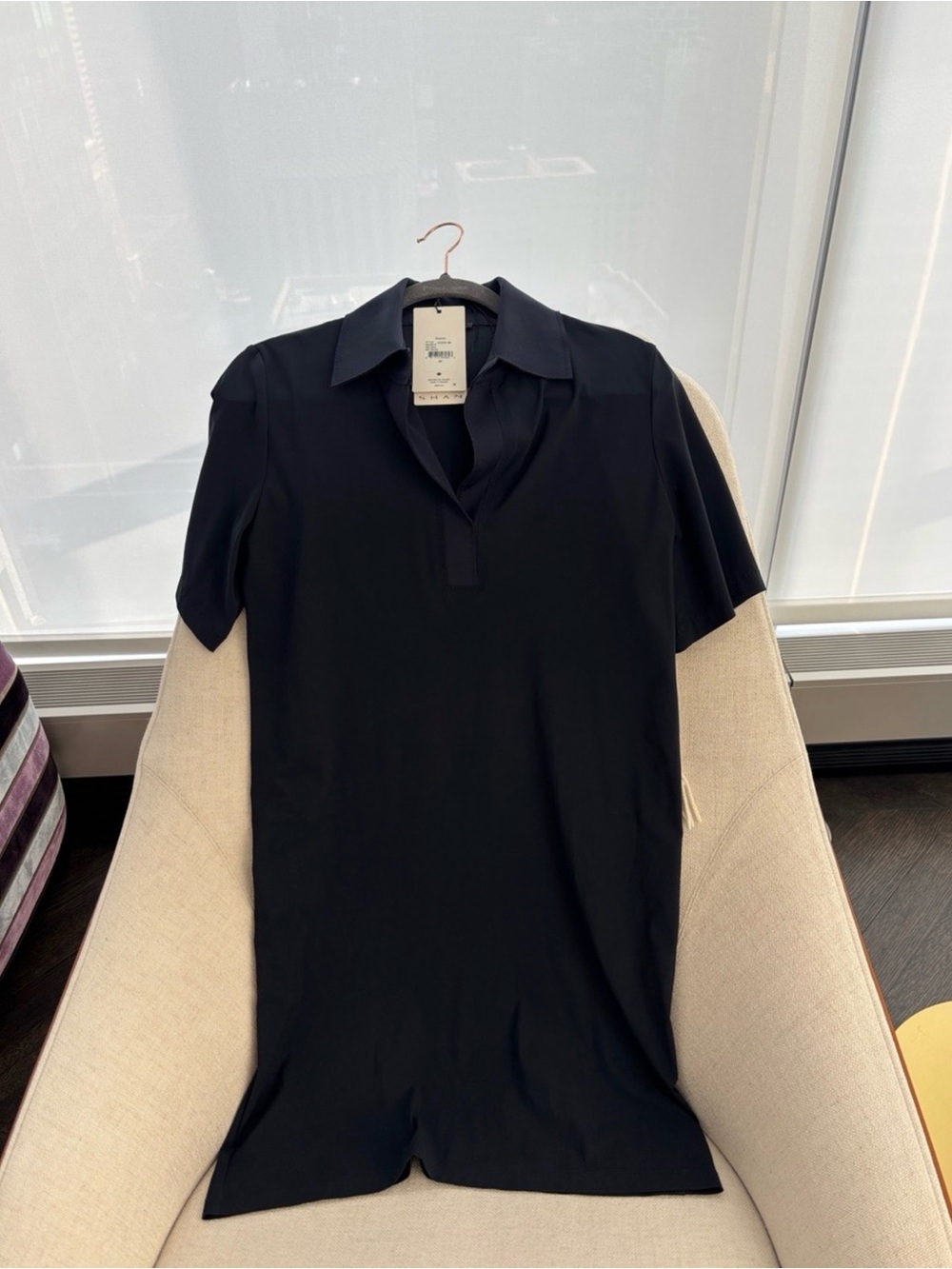 SHAN POLO DRESS - Navy - LIKE NEW - Picture 3 of 6